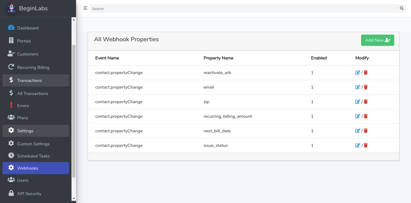 Automated Client Billing System Dashboard