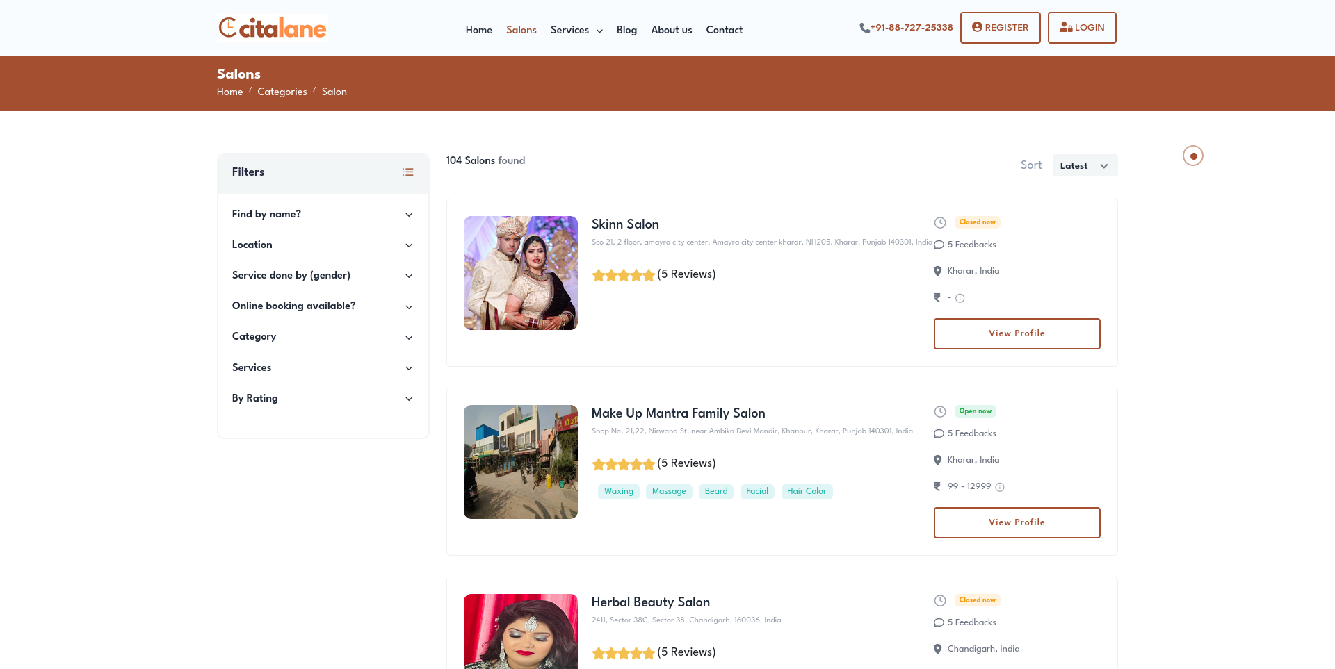 Beauty & Wellness Booking Platform