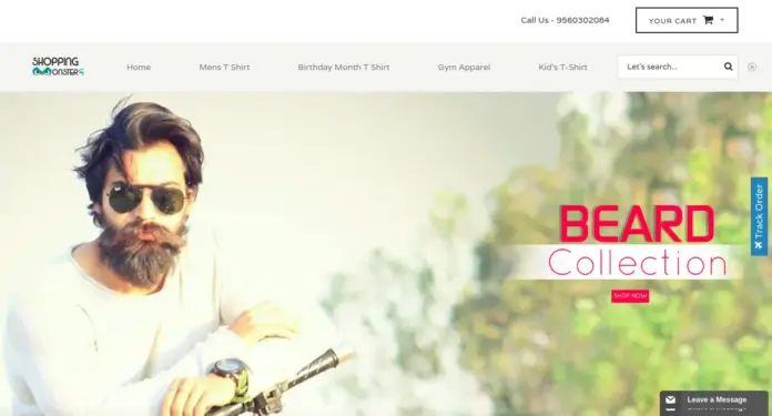 shoppingmoster Custom T-Shirt E-commerce Platform development